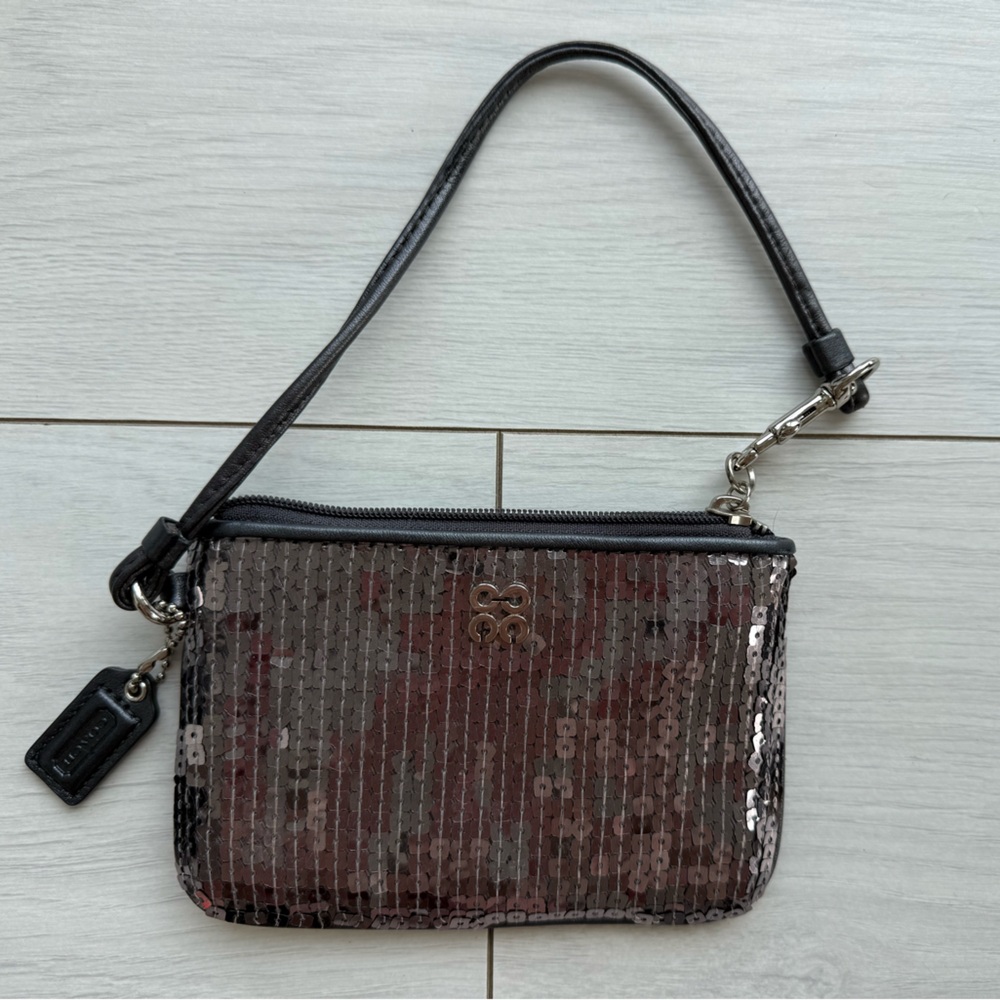 Sequin Wristlet Clutch